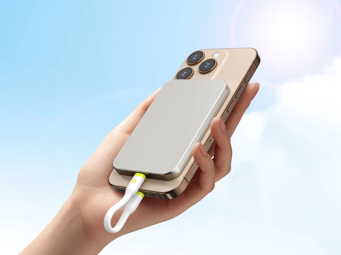 Mobile Origin Compact Cable USB-C to USB-C 10cm White