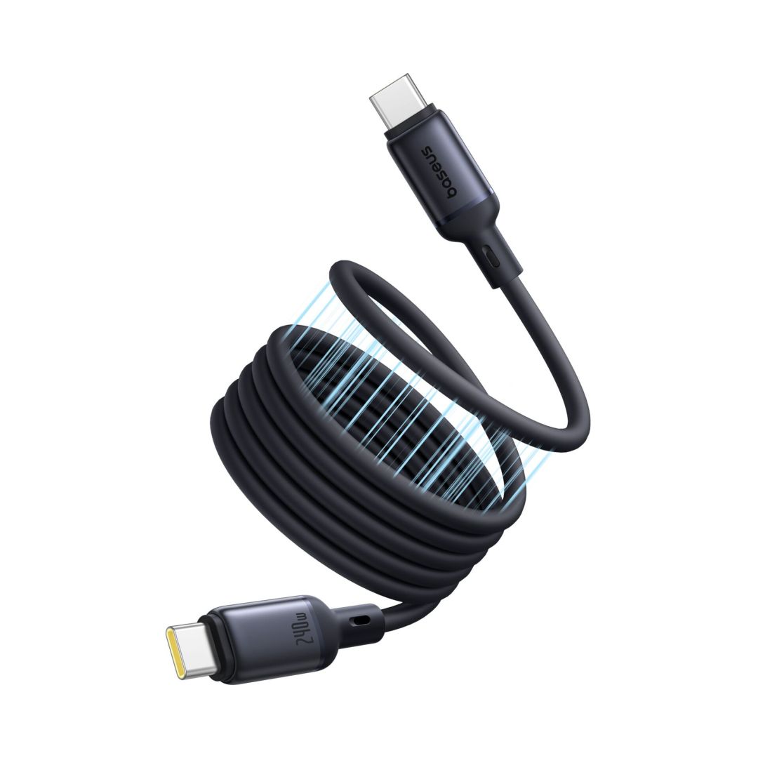 Baseus PicoGo Magnetic Charging Cable USB-C 240W 1m Black