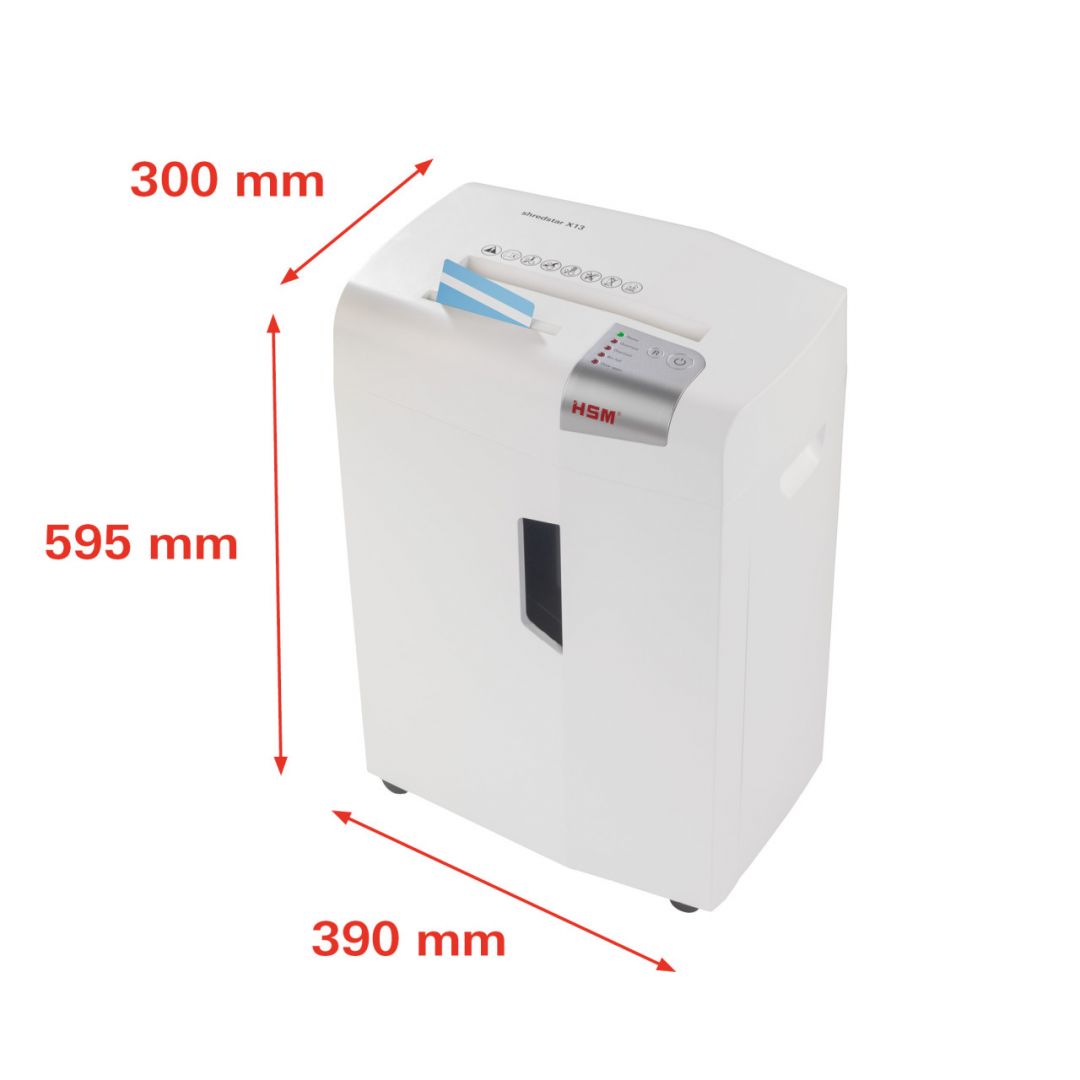 HSM Securio X13 Iratmegsemmisítő White