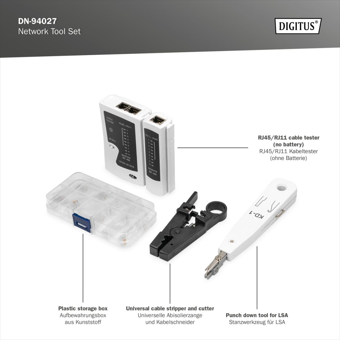 Digitus DN-94027 Network Tool Set