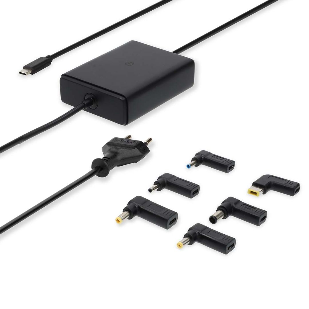 Nedis NBAU65110BK 20V/3,25A 65W Univerzális hálózati notebook töltő