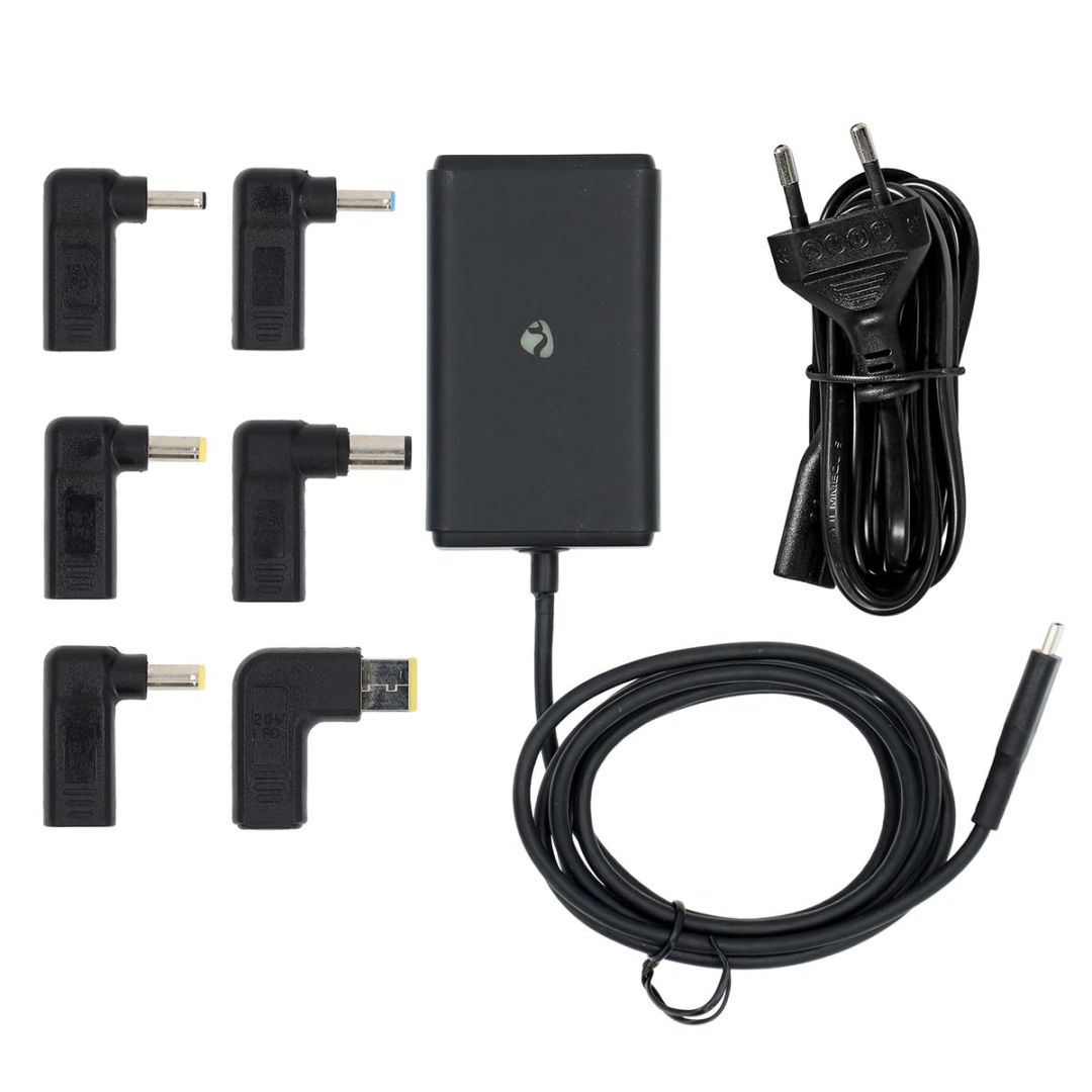 Nedis NBAU65110BK 20V/3,25A 65W Univerzális hálózati notebook töltő