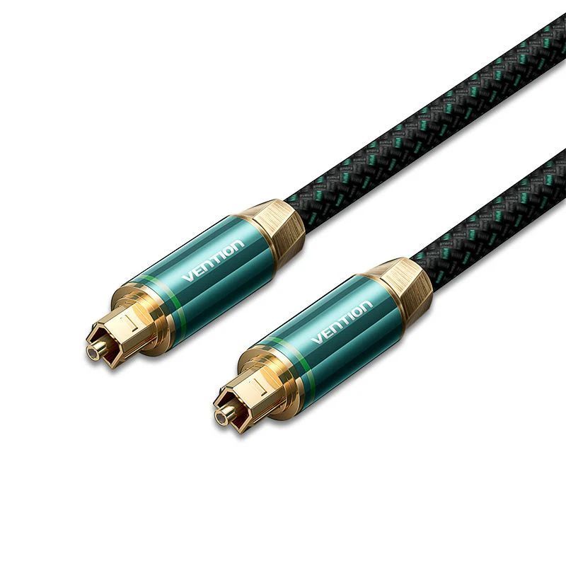 Vention Toslink optical audio cable braided 3m Green Copper