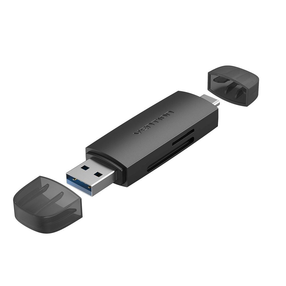 Vention CLKB0 USB3.0 Card Reader Black
