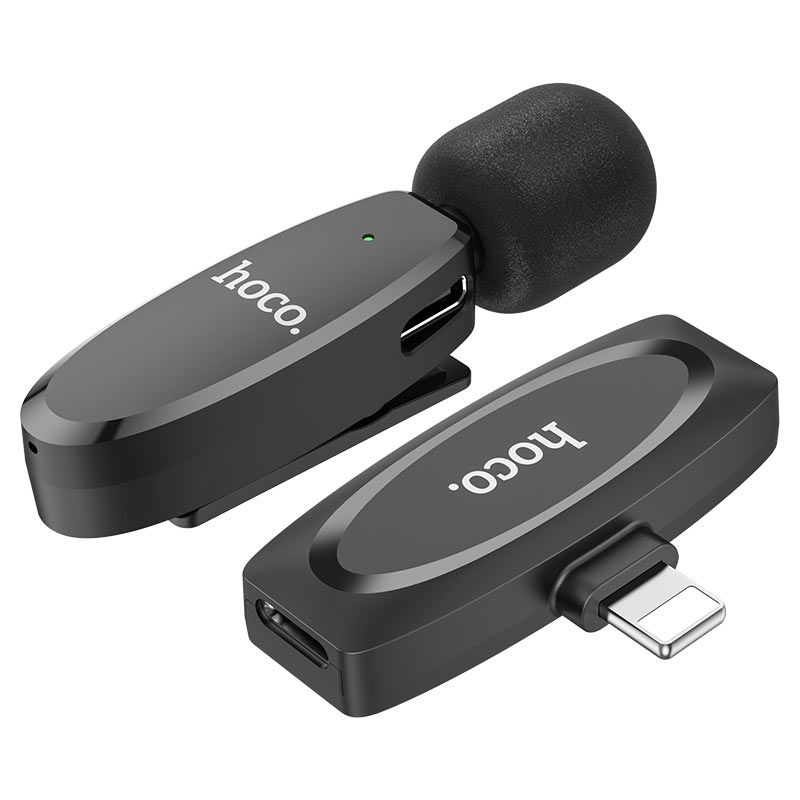 Hoco L15 Crystal Wireless microphone Black