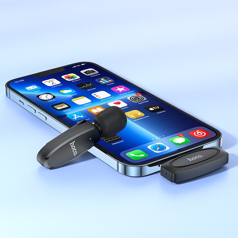 Hoco L15 Crystal Wireless microphone Black