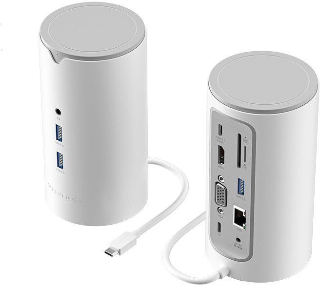 Vention 12-in-1 USB-C Docking Station White