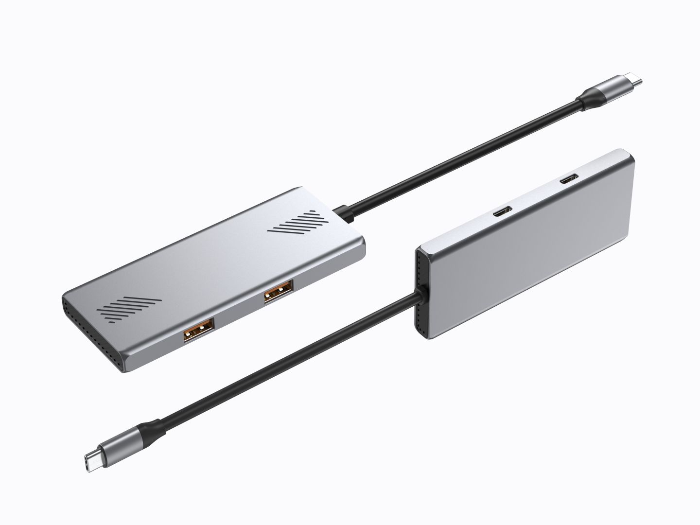 Gembird 4-portos USB3.2 HUB Silver