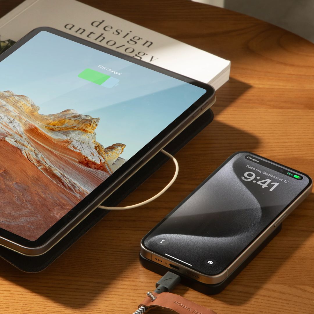 Native Union (Re)Classic Magnetic Power Bank Qi2 5000mAh Slate Green