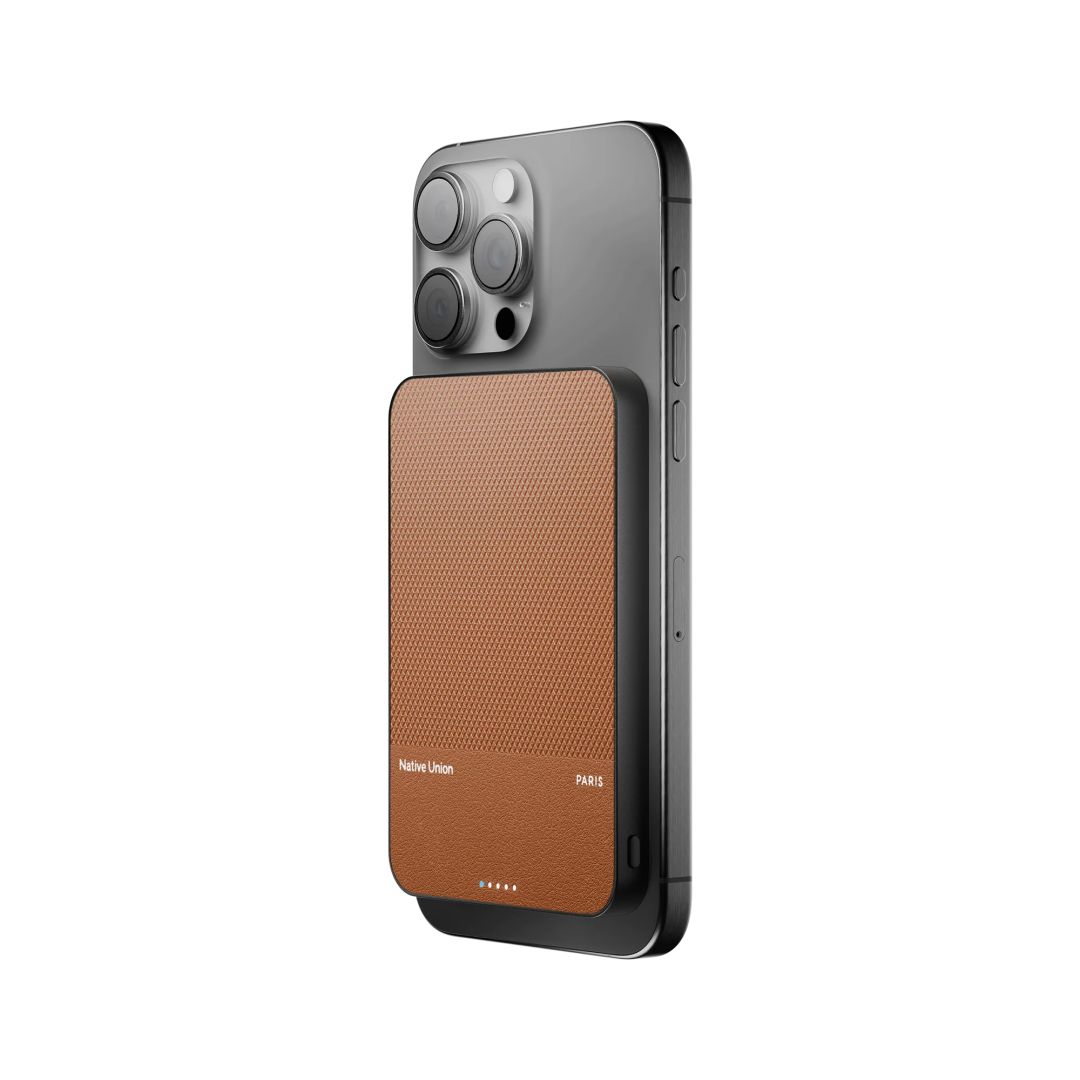Native Union (Re)Classic Magnetic Power Bank Qi2 5000mAh Tan
