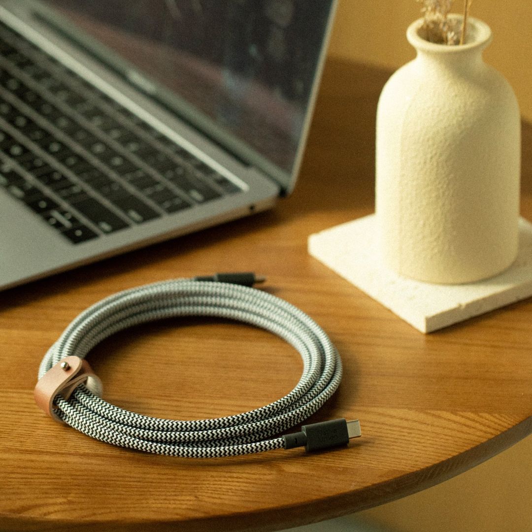 Native Union Belt XL USB-C to USB-C cable 3m Zebra