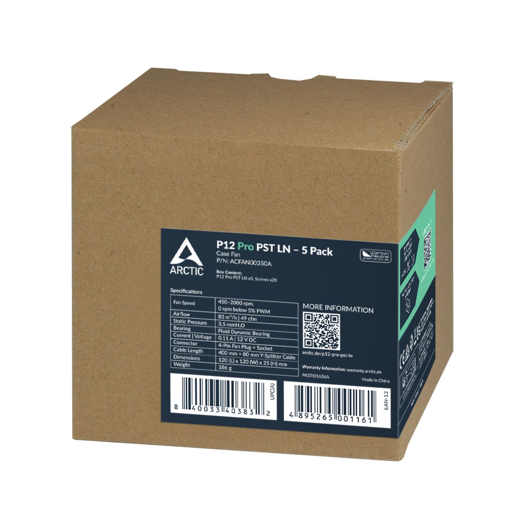 Arctic P12 Pro PST LN (5db/cs)