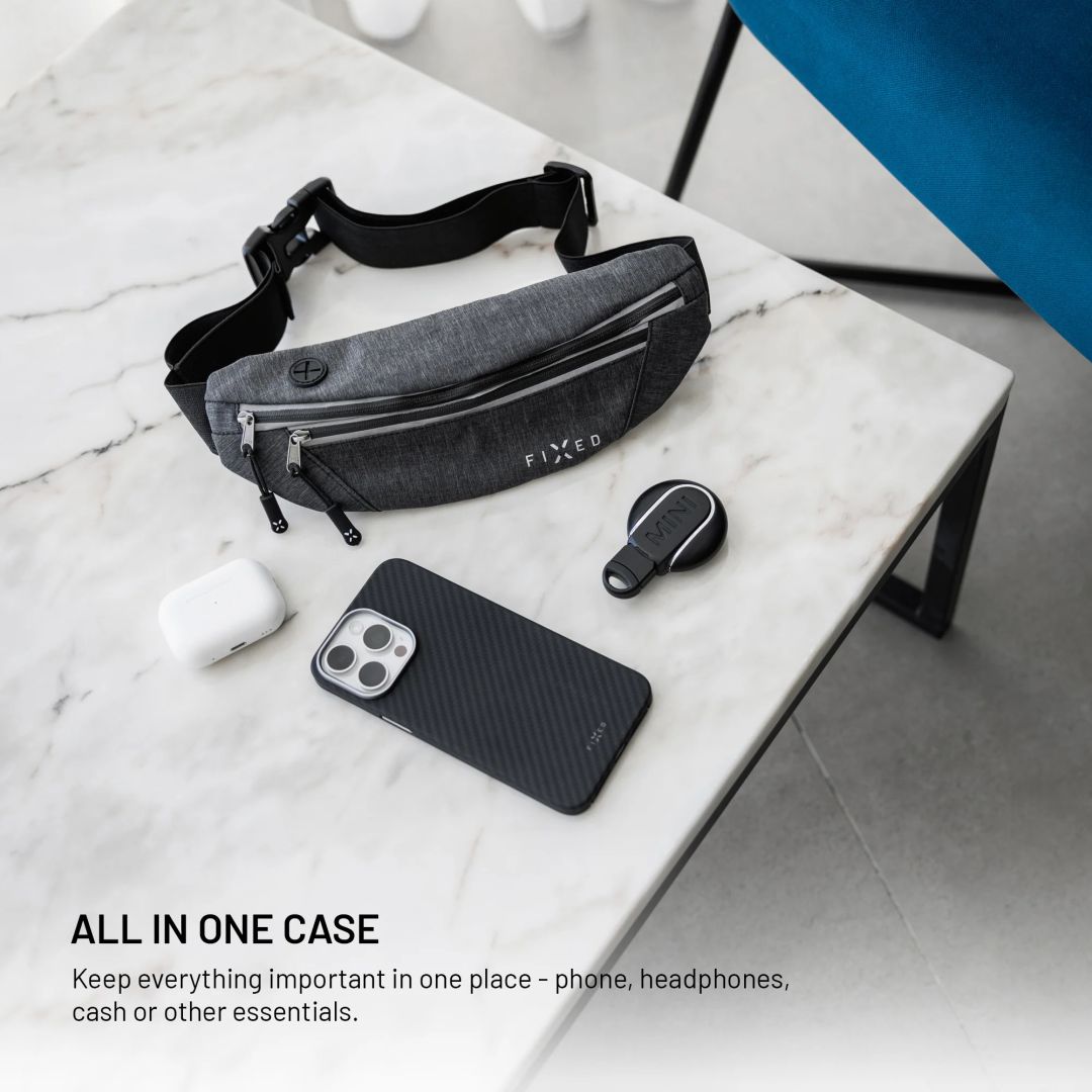 FIXED sportos övtáska, szürke