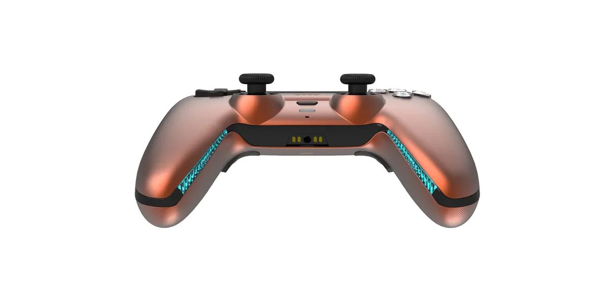 Deltaco Wireless Pro PS5 Gamepad with Charge Station Orange