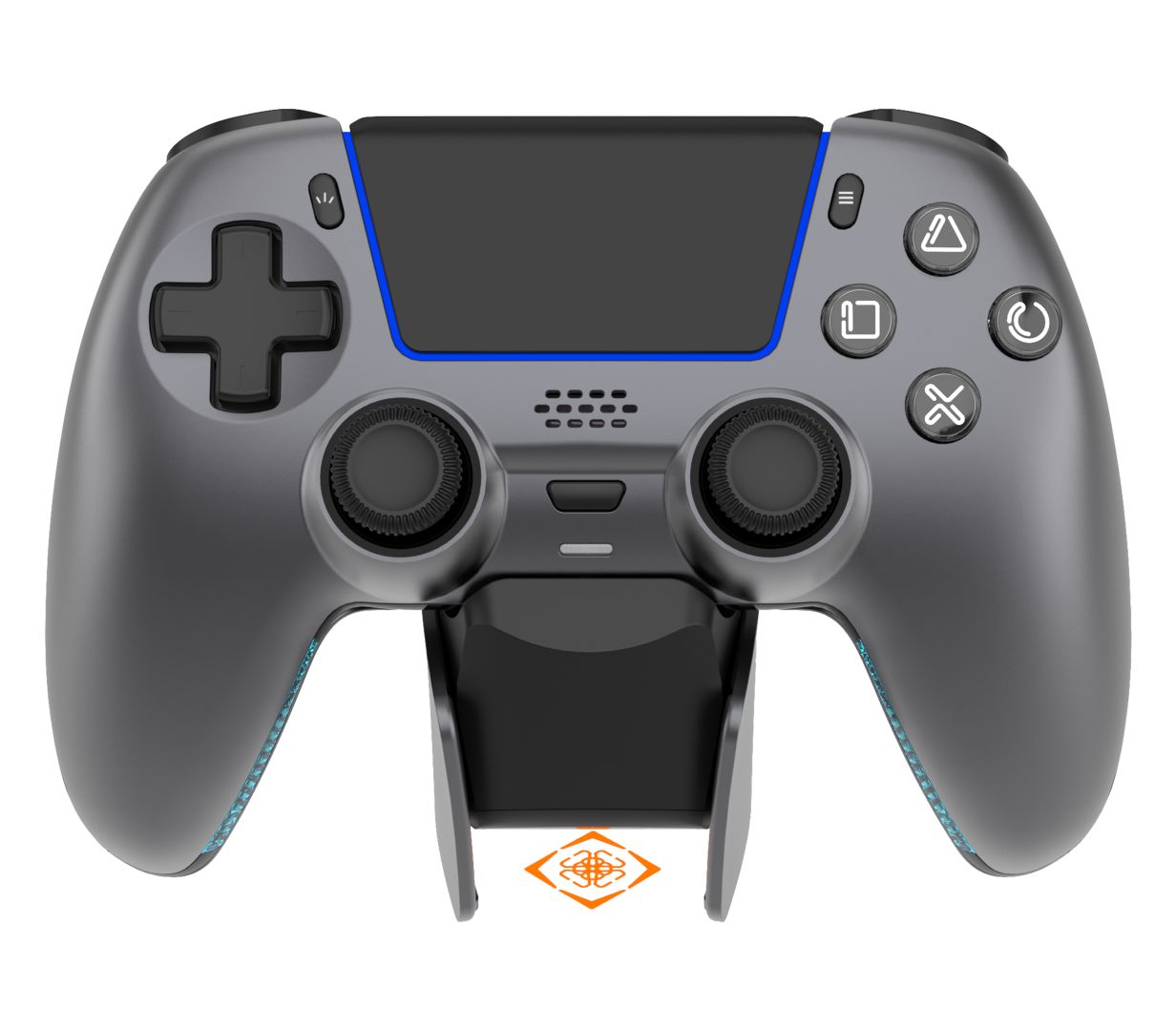 Deltaco Wireless Pro PS5 Gamepad with Charge Station Steelgray