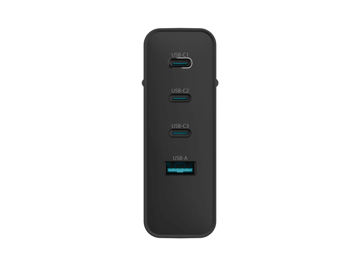 natec Ribera Gan 4-port Wall Charger Black