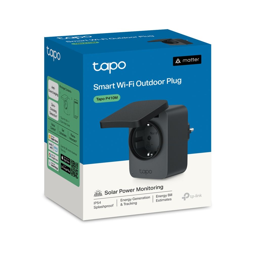TP-Link Tapo P410M Smart WiFi Outdoor Plug