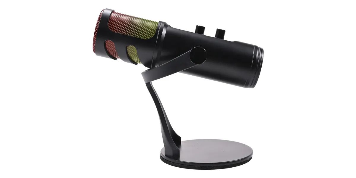 Deltaco RGB Streaming Microphone Black