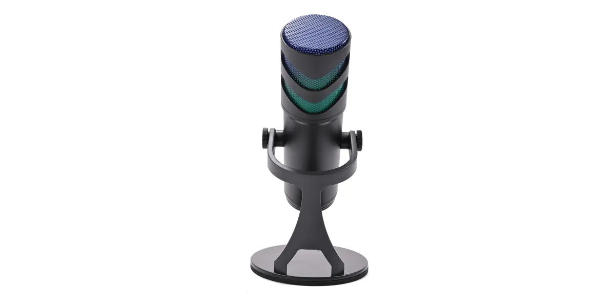 Deltaco RGB Streaming Microphone Black