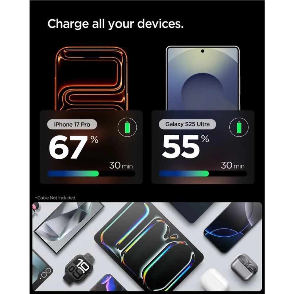 Spigen Essential 30W Wall Charger White