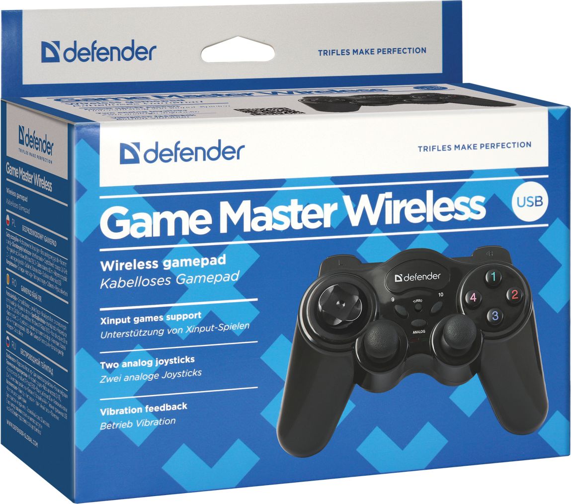 Defender Game Master Wireless gamepad Black