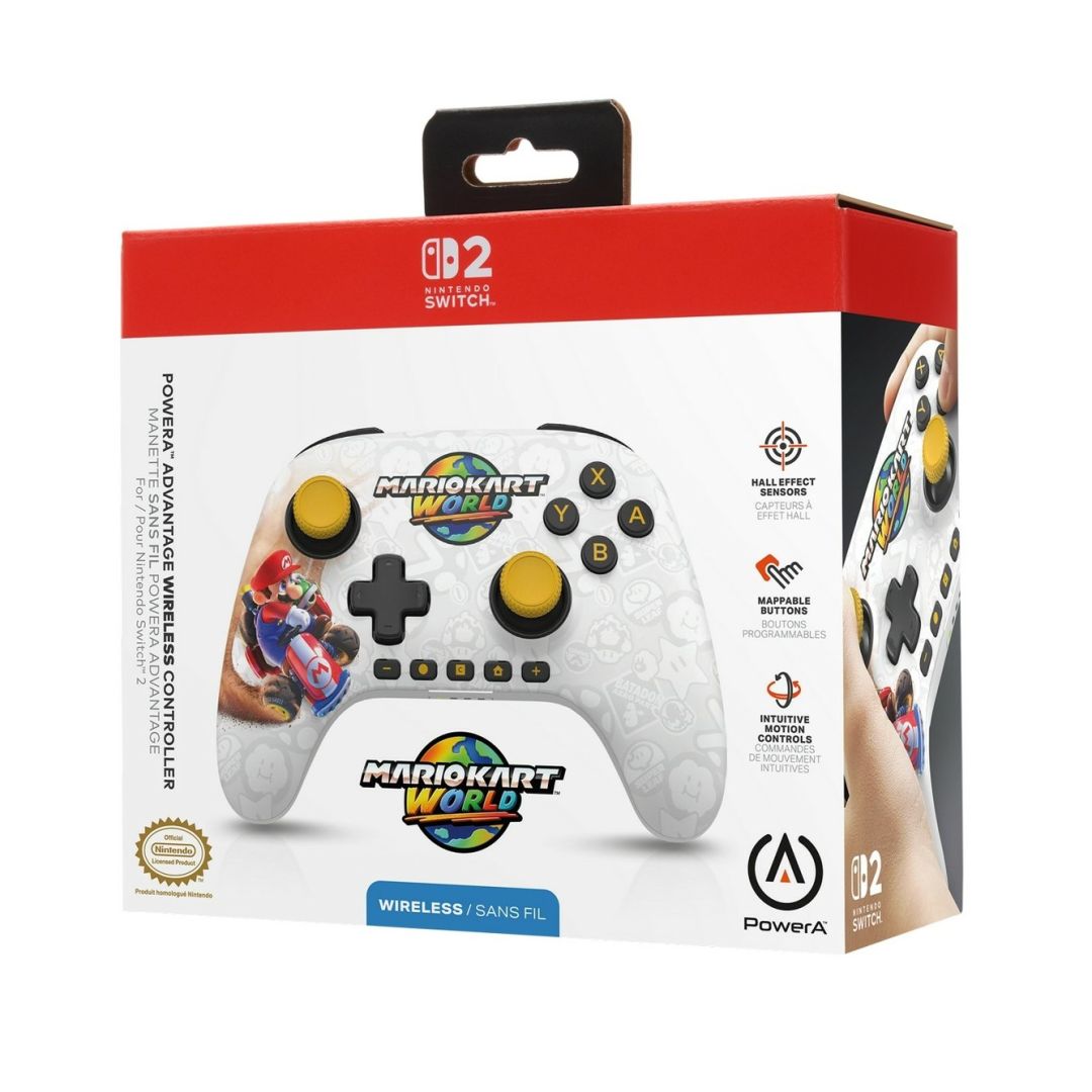 PowerA Advantage Wireless Controller for Nintendo Switch 2 Gamepad Mario Kart World