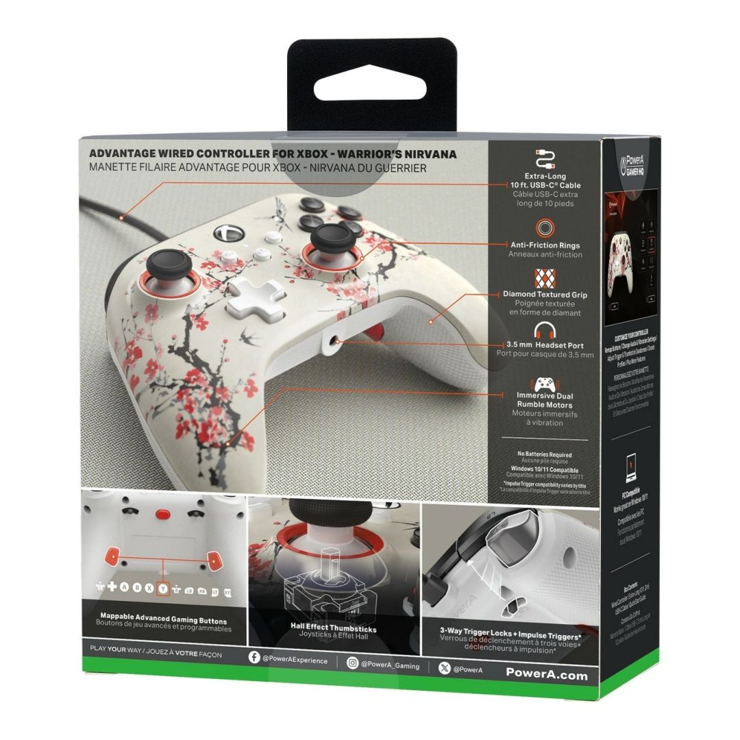 PowerA Advantage Wired Controller for Xbox Series X|S Gamepad Warriors Nirvana