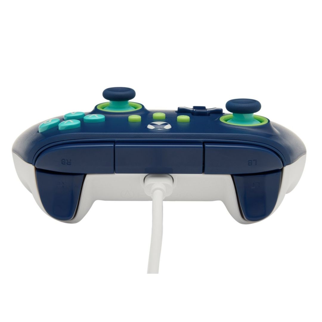 PowerA Advantage Wired Controller for Xbox Series X|S Gamepad Mariner Blue
