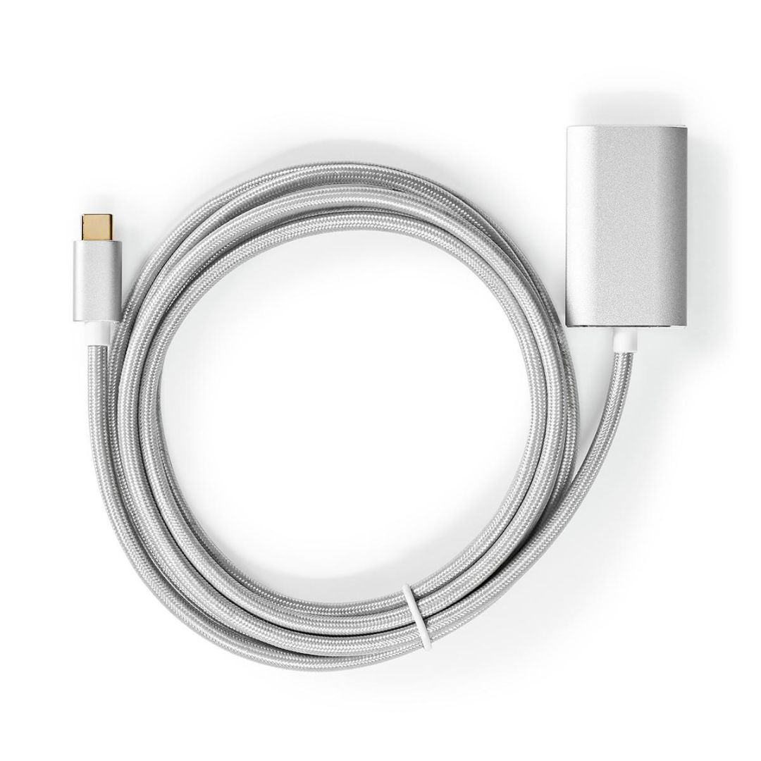 Nedis USB 3.2 Gen 1 USB-C Male - HDMI Output 4K60Hz 2m Silver