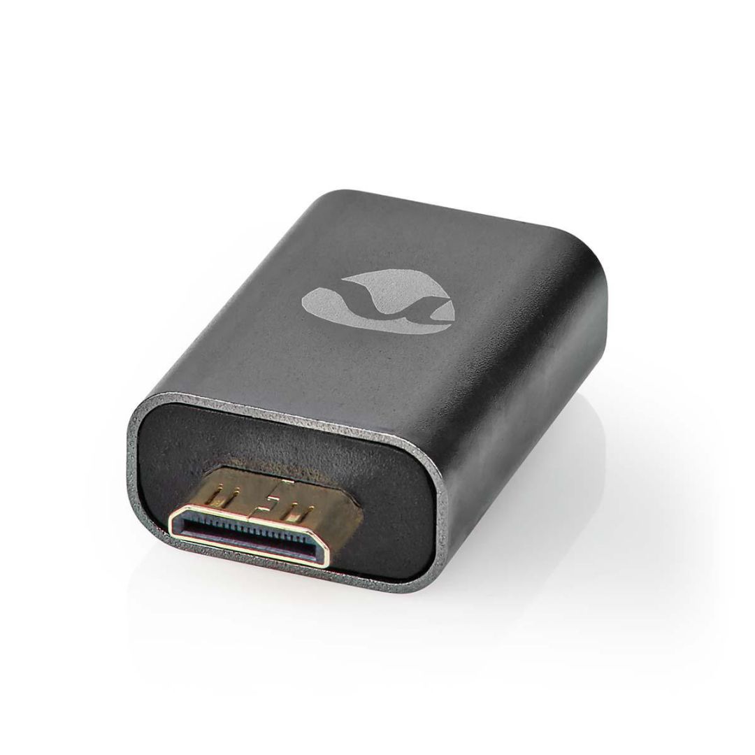 Nedis HDMI Male - HDMI Mini Connector Adapter Gun Metal