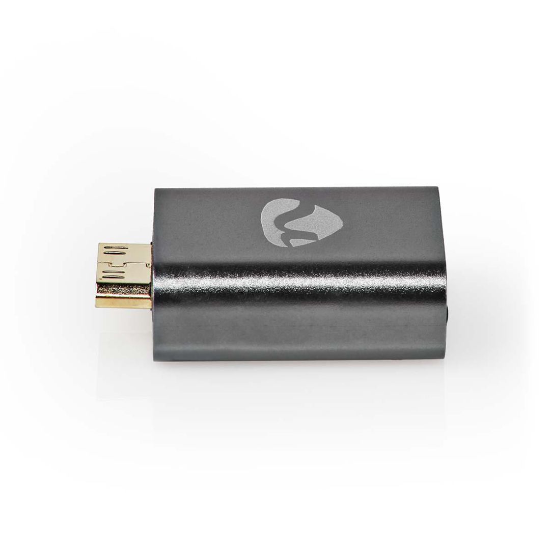 Nedis HDMI Male - HDMI Mini Connector Adapter Gun Metal