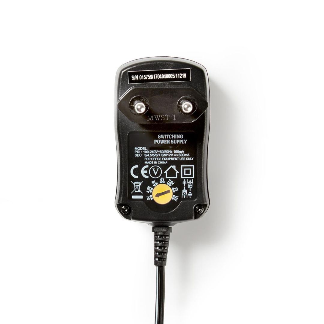 Nedis Universal AC Power Adapter 7,2W 1,8m Black