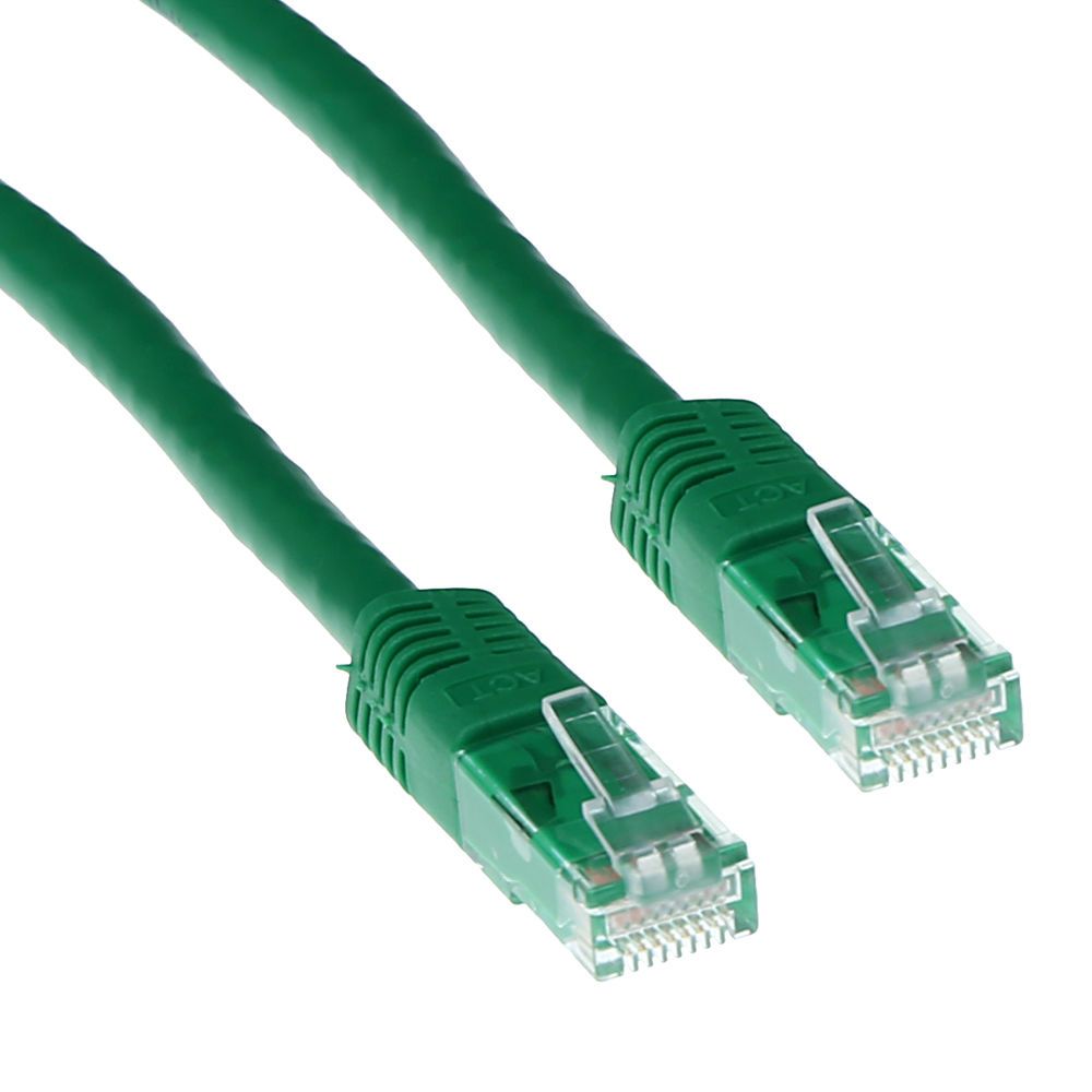 ACT CAT5e U-UTP Patch Cable 0,5m Green 