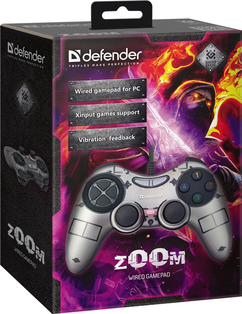 Defender Zoom USB Gamepad Grey