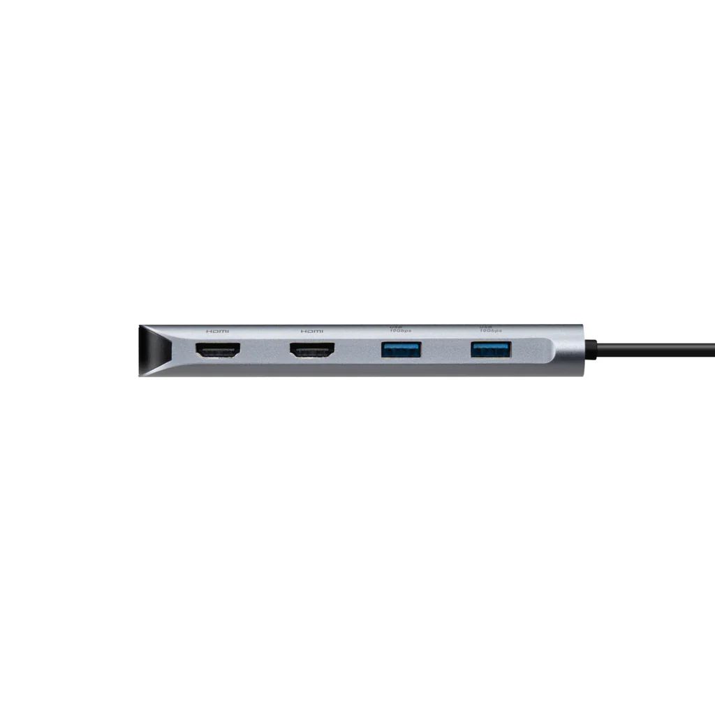 Targus Dual Video Mobile Dock with 140W EPR Pass-Thru Silver