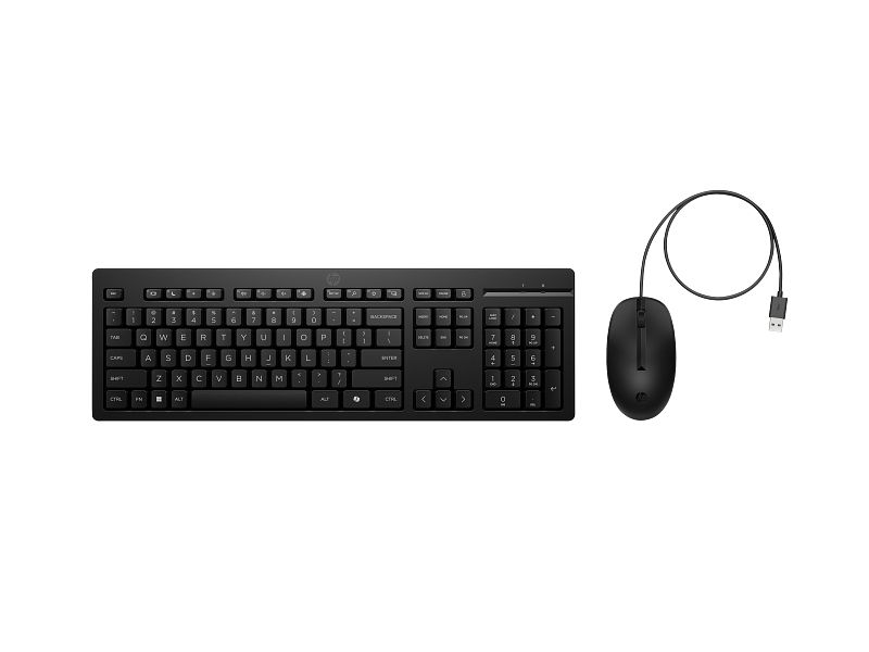 HP 225 Wired Mouse and Keyboard Combo Black HU