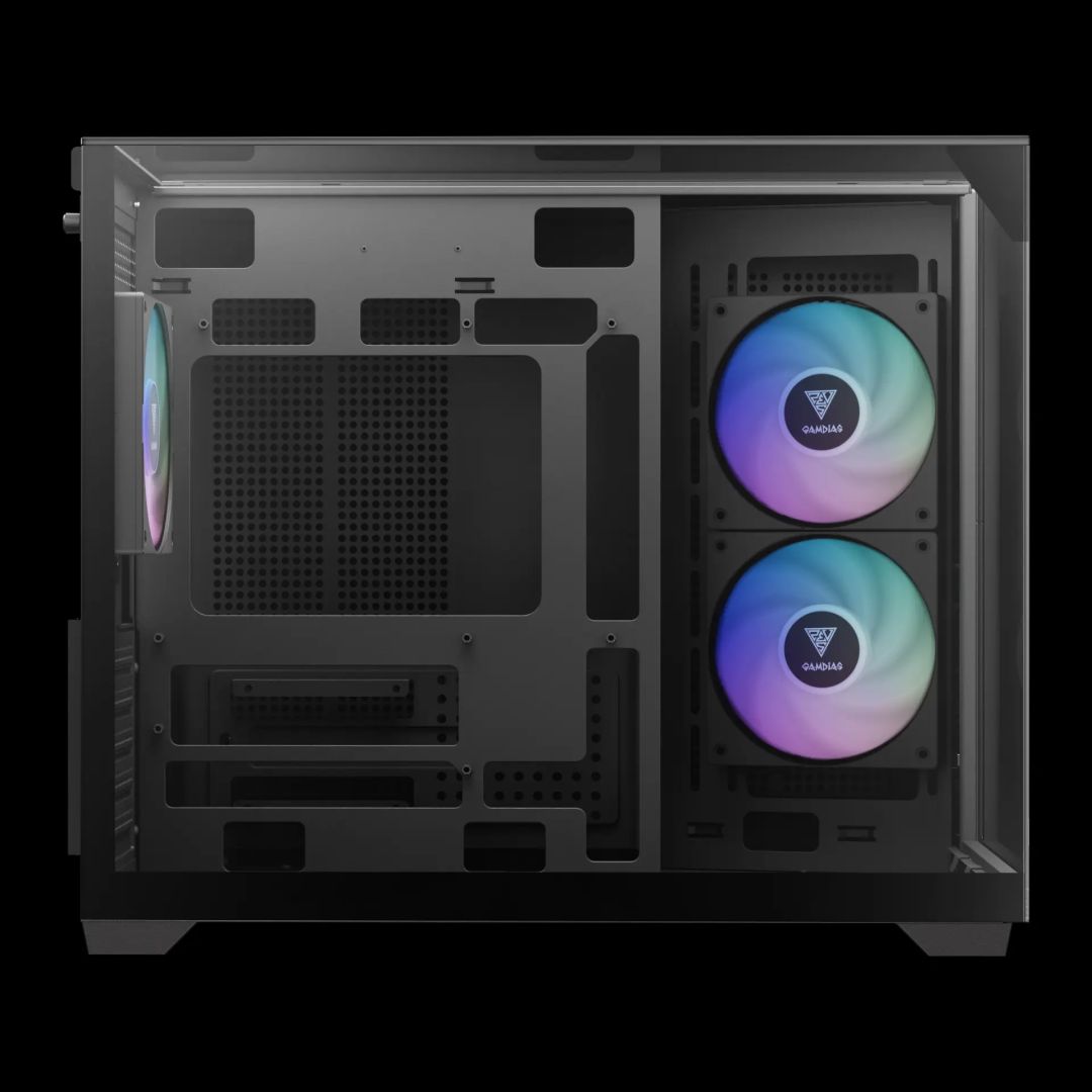 Gamdias Atlas M3M Tempered Glass Black