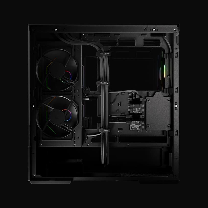 LC Power Gaming 812B Onyx Vision Tempered Glass Black