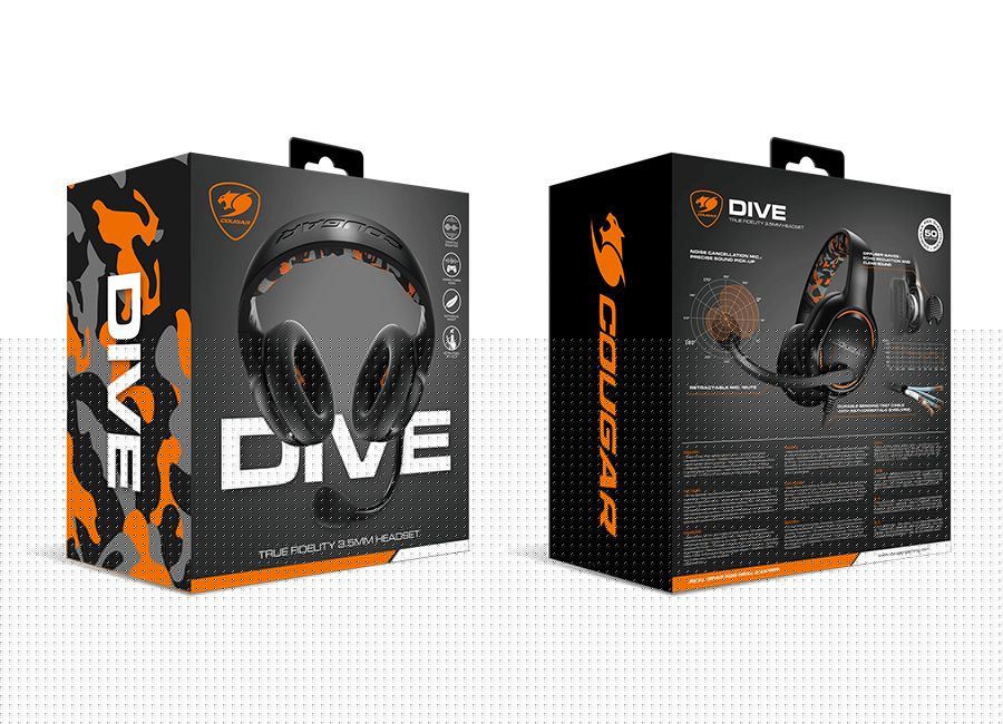 Cougar Dive Headset Black