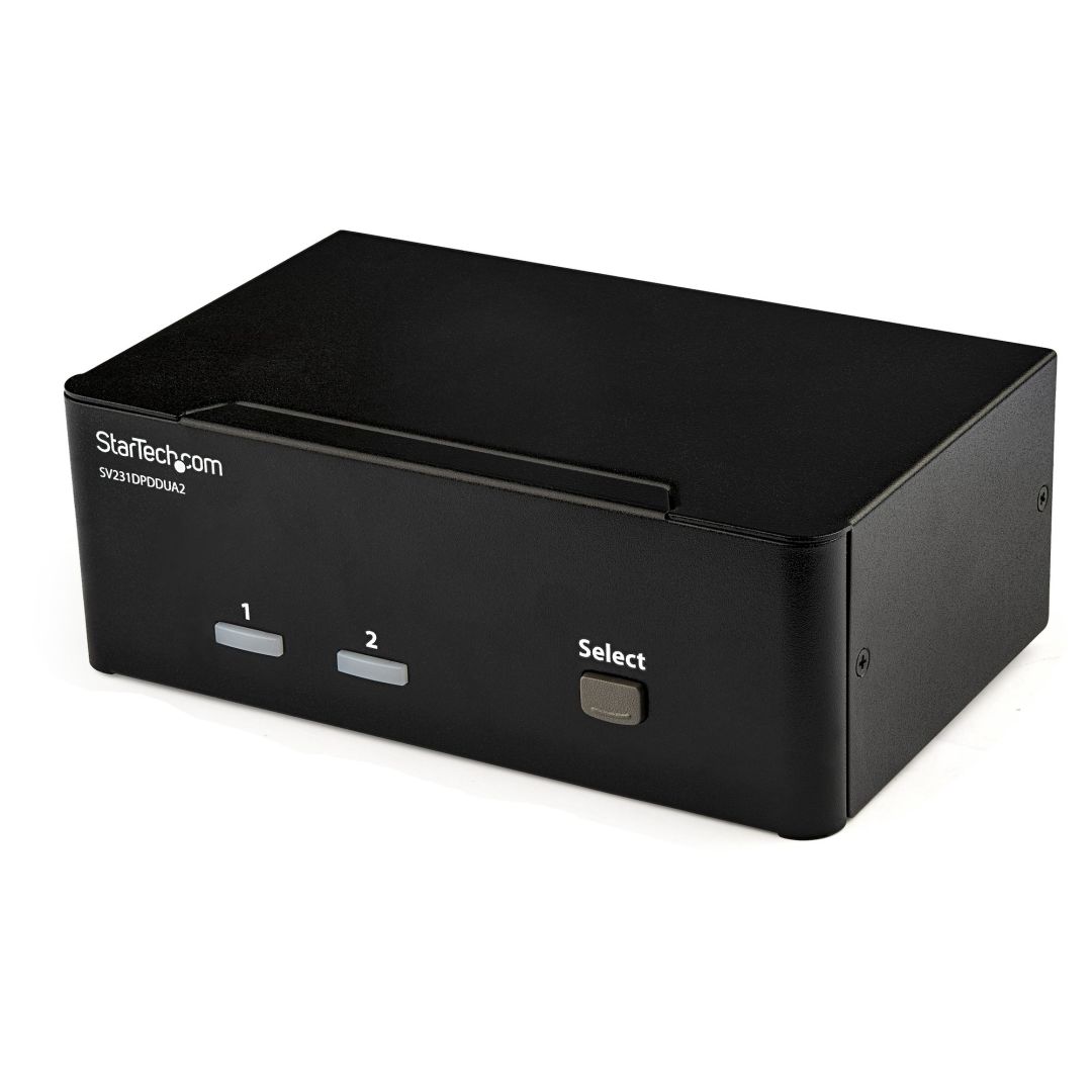 Startech 2-Port DisplayPort Dual-Monitor KVM Switch 4K/60Hz