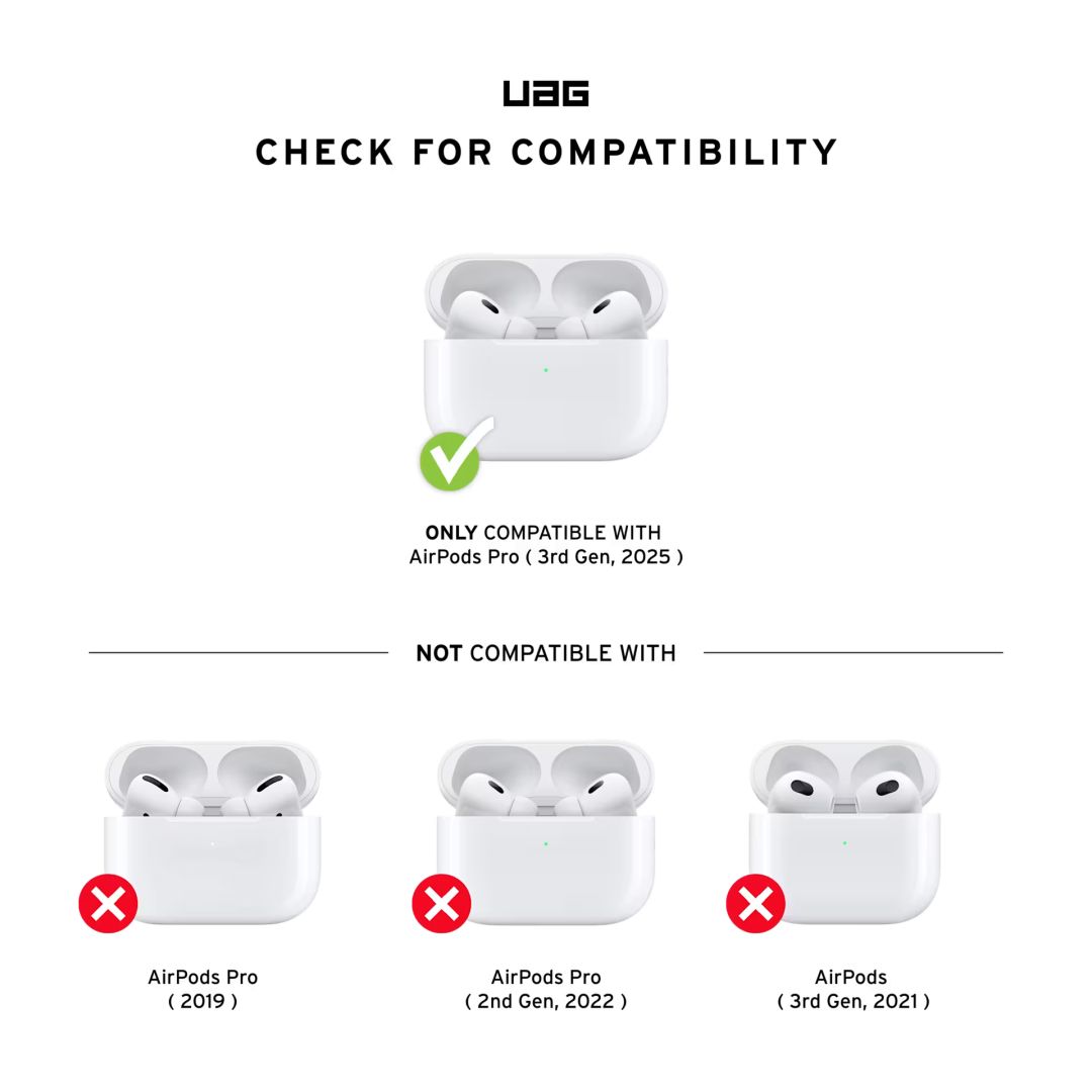 UAG Plasma case for AirPods Pro 3rd Gen Olive