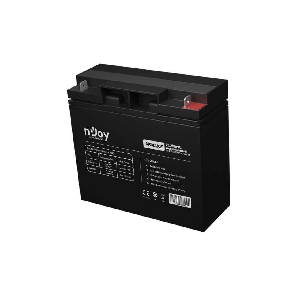 Njoy 12V/18Ah szünetmentes akkumulátor 1db/csomag