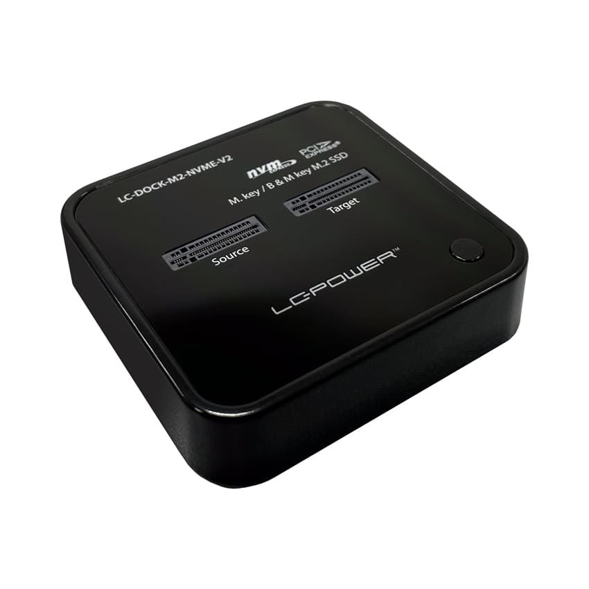 LC Power LC-DOCK-M2-NVME-V2 Docking station for two NVME M.2 SSDs