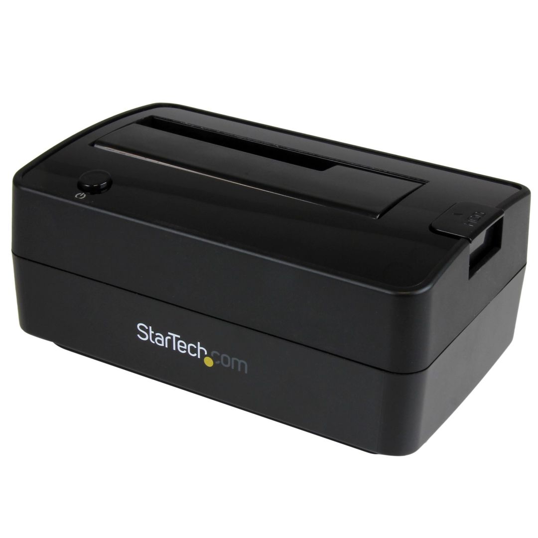 Startech SDOCKU313E Single Bay USB 3.1 / eSATA to SATA Hard Drive Docking Station Black