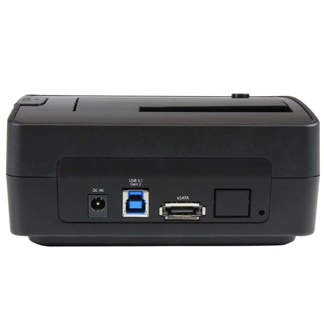 Startech SDOCKU313E Single Bay USB 3.1 / eSATA to SATA Hard Drive Docking Station Black