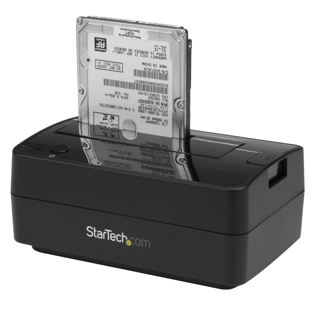 Startech SDOCKU313E Single Bay USB 3.1 / eSATA to SATA Hard Drive Docking Station Black