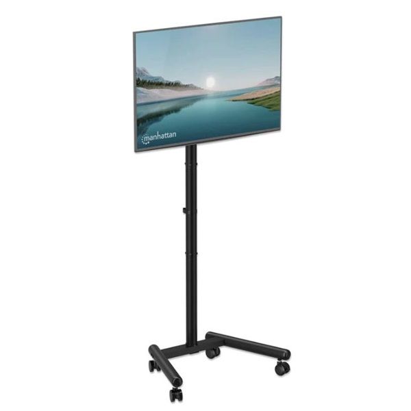Manhattan Economy Compact Height-Adjustable TV Cart, for 13