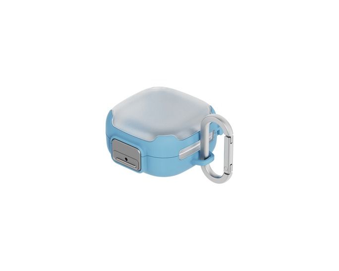 Samsung Galaxy Buds4/Buds4 Pro Clip Case with Carabiner Sky Blue