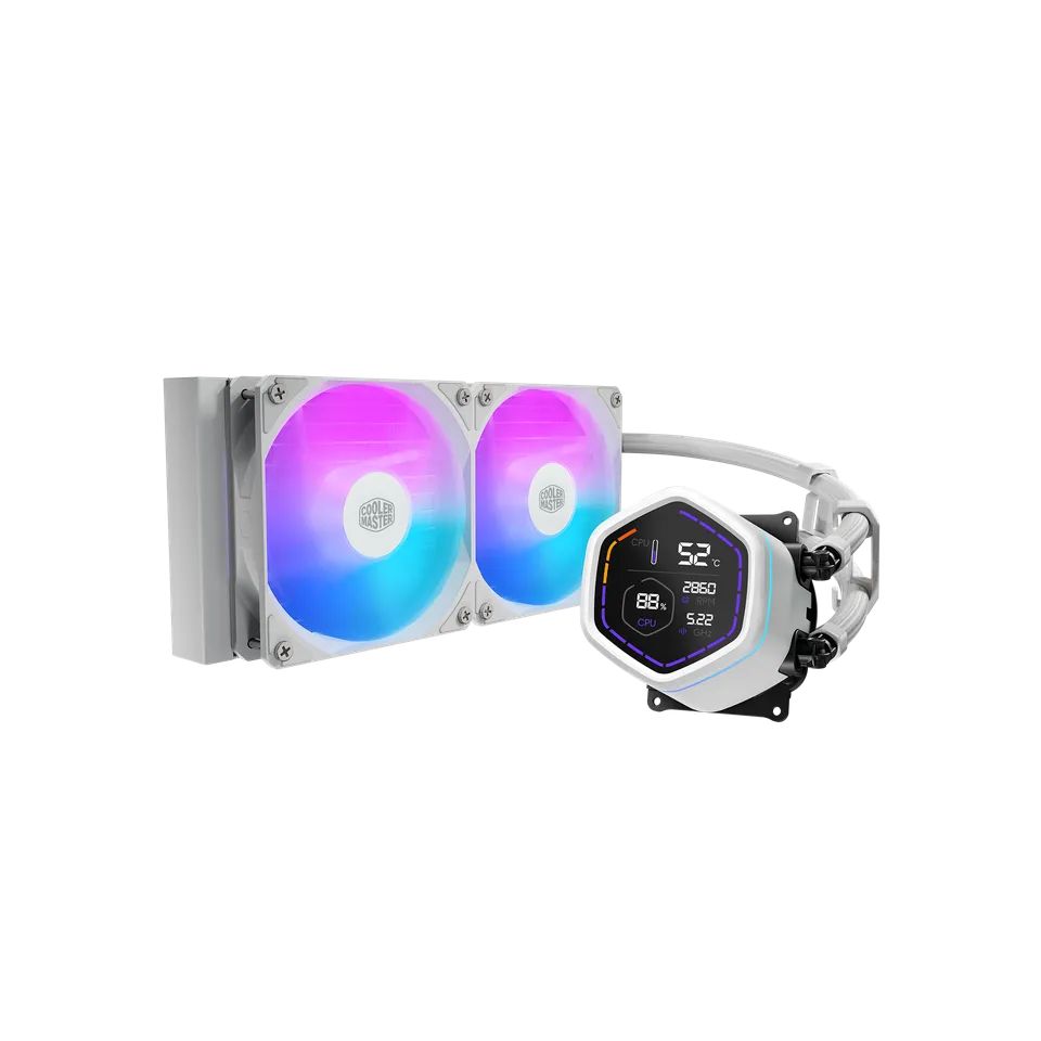Cooler Master MasterLiquid Core Nex Digital Series 240 White