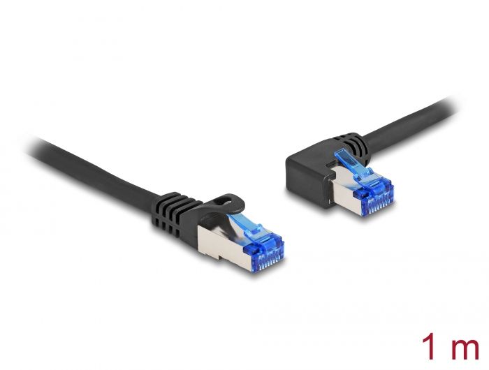 DeLock CAT6A S-FTP Patch Cable 1m Black